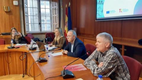 Carme Casado, María Cadaval, Sánchez Bugallo e Santiago Lago