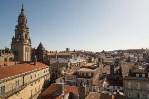 Imaxe da cidade histórica de Santiago